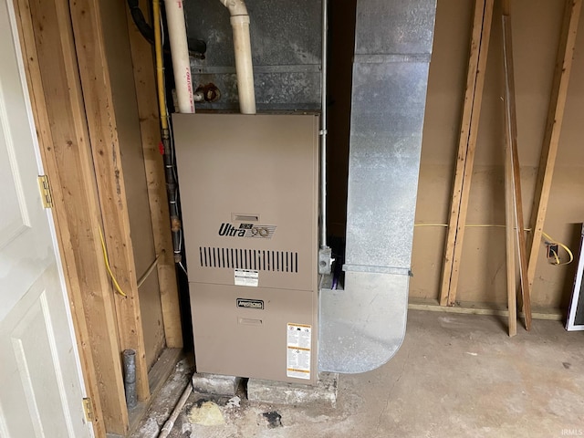 view of utility room
