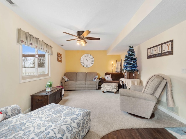 bedroom featuring visible vents and baseboards