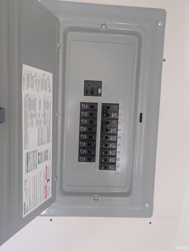 utility room with electric panel