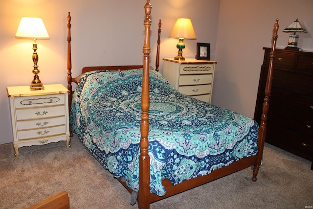 bedroom featuring carpet flooring