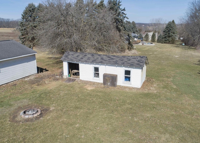 view of outbuilding with an outdoor structure