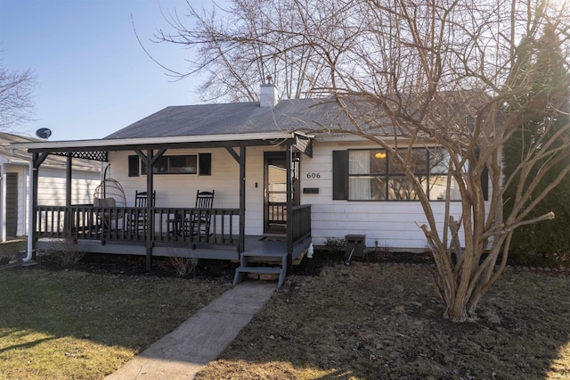 view of front of home