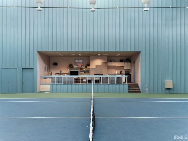 view of tennis court