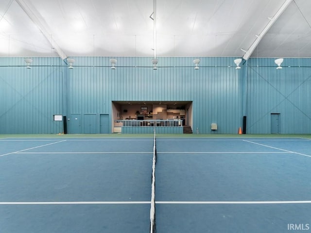 view of tennis court