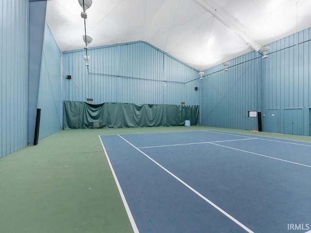 view of tennis court