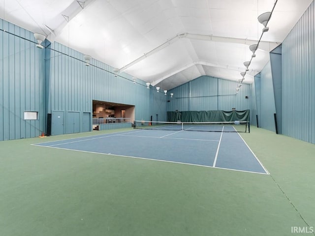 view of tennis court