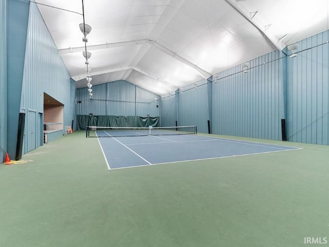 view of tennis court