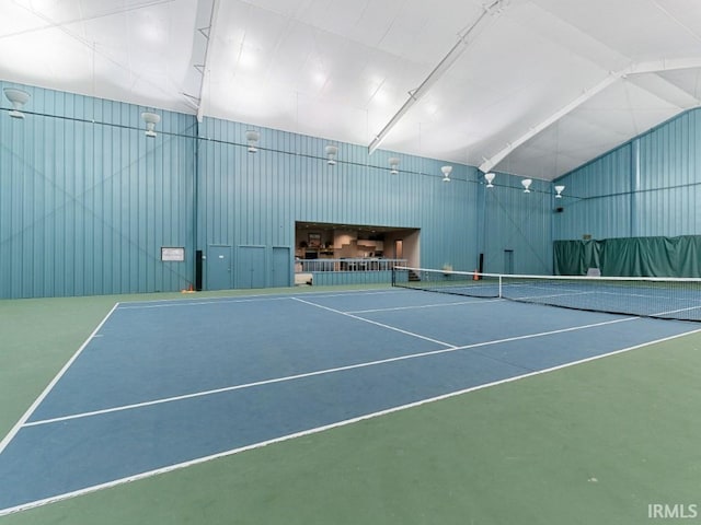 view of tennis court