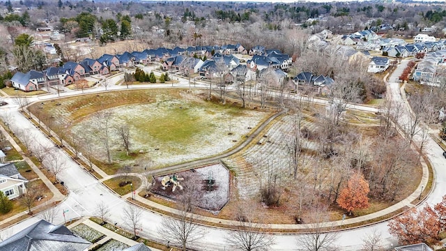 drone / aerial view featuring a residential view