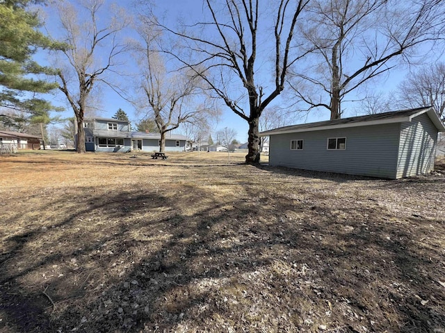 view of yard