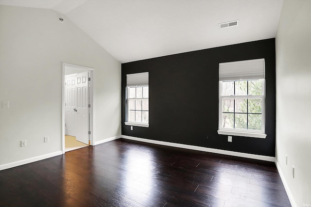 904 S Deer Run, Ellettsville, IN 47429 - unfurnished room featuring a wealth of natural light, visible vents, and wood finished floors