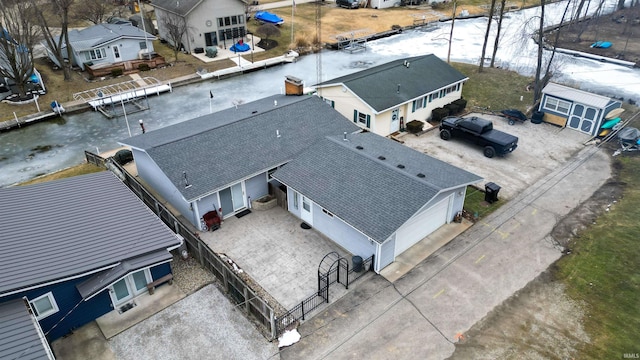 birds eye view of property featuring a residential view