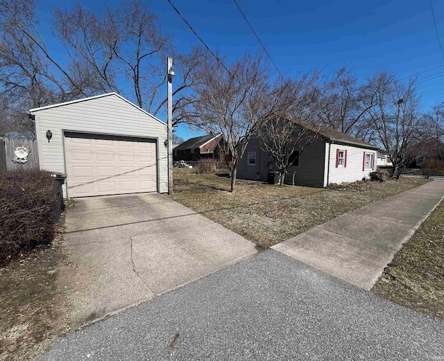 exterior space with driveway