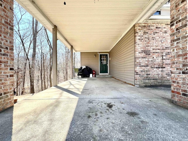 view of patio / terrace with grilling area