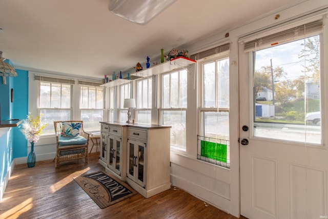 sunroom / solarium with a wealth of natural light