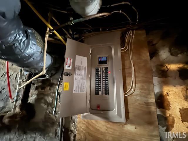 utility room with electric panel