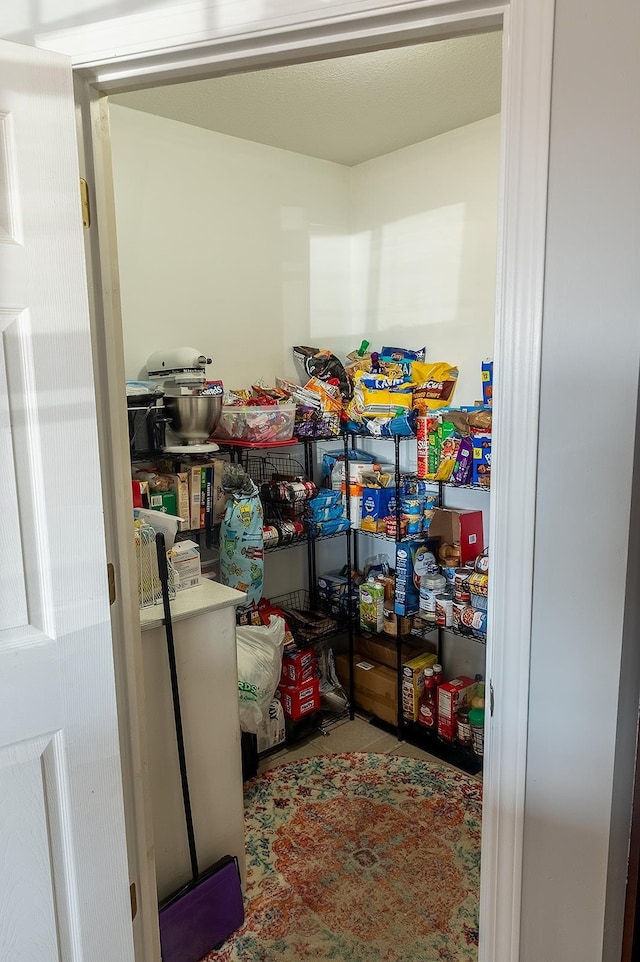 view of pantry