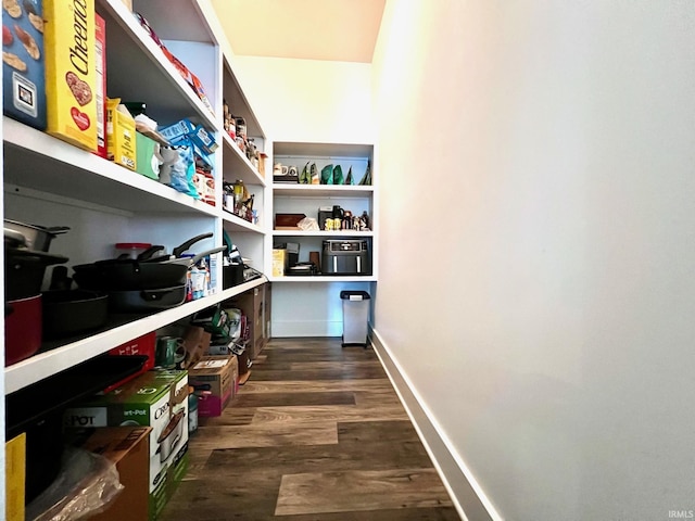 view of pantry