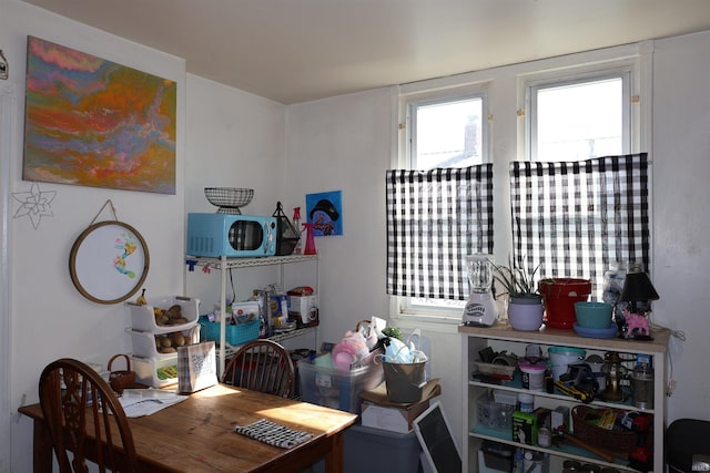 view of dining room