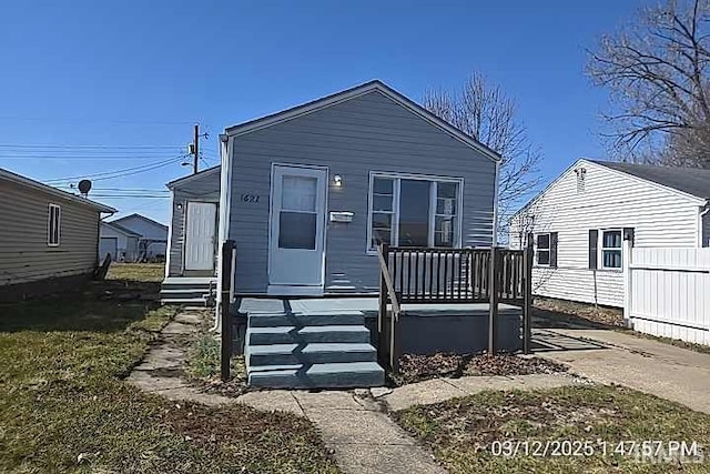 view of front of home