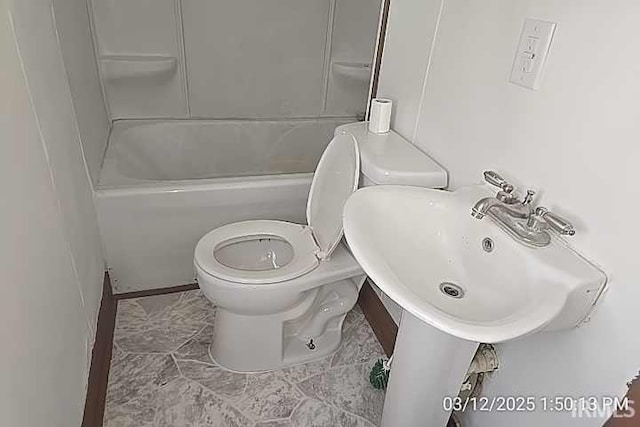 full bath featuring toilet