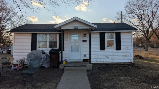 view of bungalow