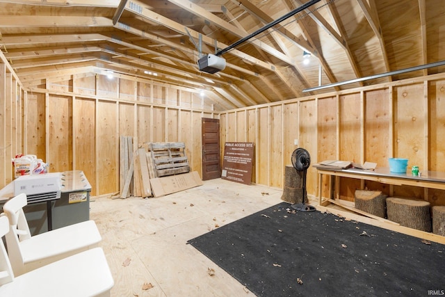 storage area with a garage