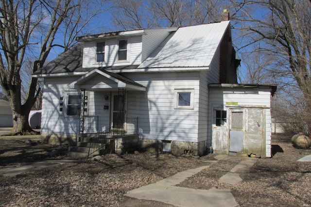 view of front of home