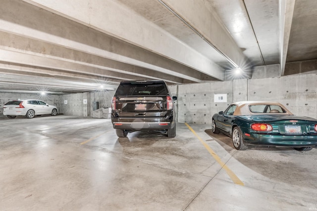 view of parking deck