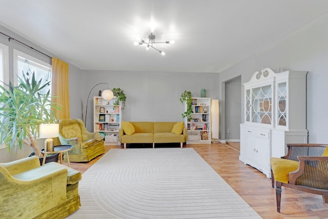 living room featuring wood finished floors