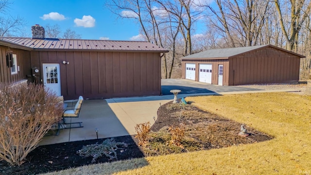 view of outbuilding featuring an outdoor structure