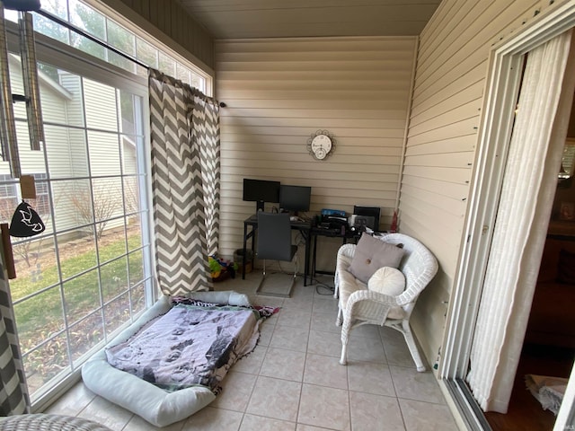 sunroom / solarium featuring a wealth of natural light