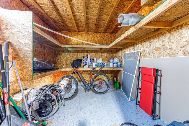 storage with a garage