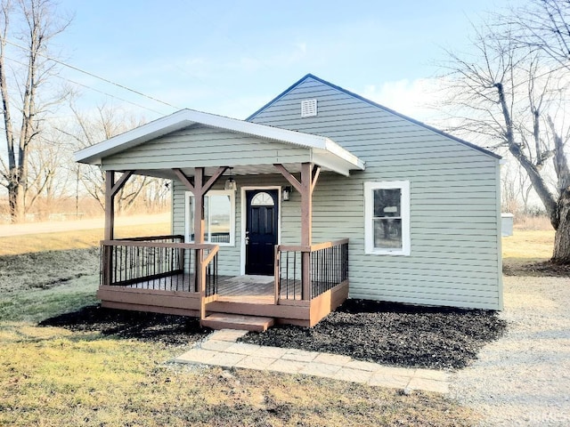 view of front of home