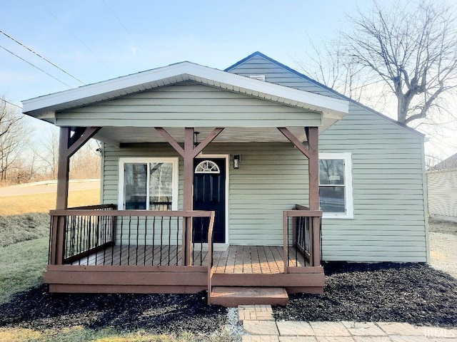 view of front of home