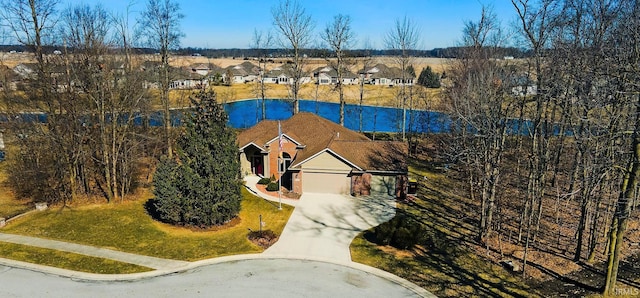 drone / aerial view featuring a residential view