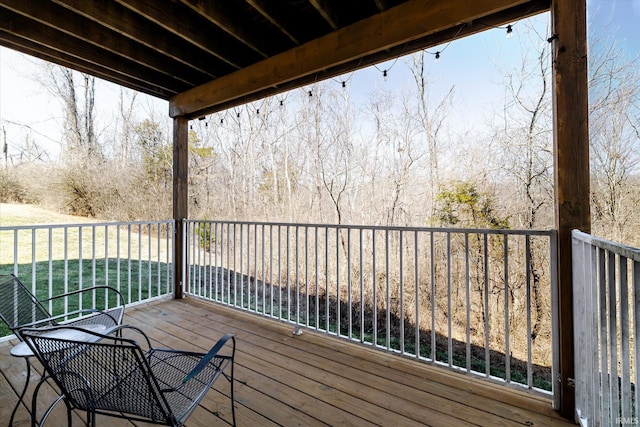 view of deck