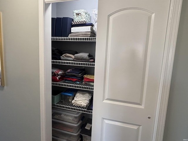 view of closet