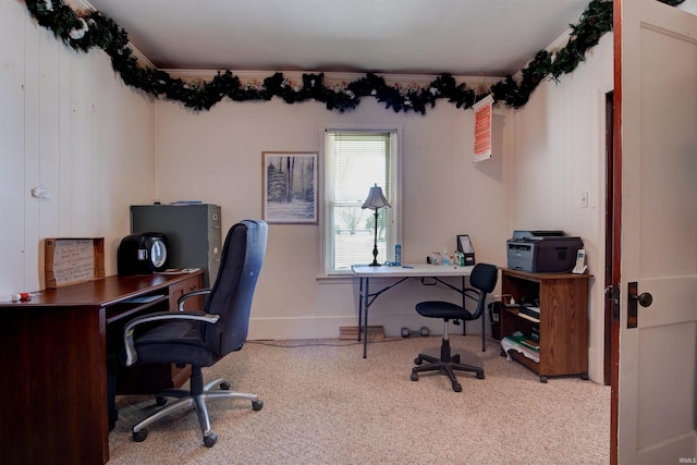 12228 Indiana St, Leopold, IN 47551 - office area featuring carpet flooring