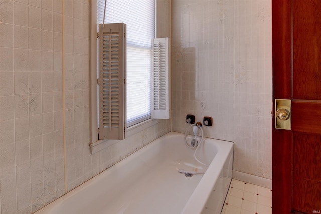 12228 Indiana St, Leopold, IN 47551 - full bath with tile walls and a garden tub