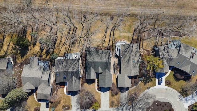 drone / aerial view featuring a residential view