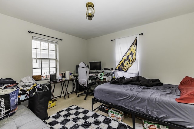 bedroom featuring carpet floors