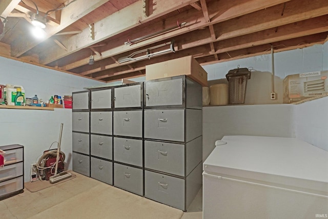 view of storage room