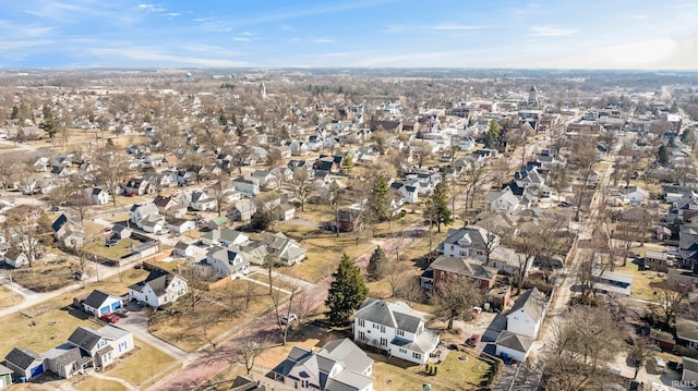 drone / aerial view featuring a residential view