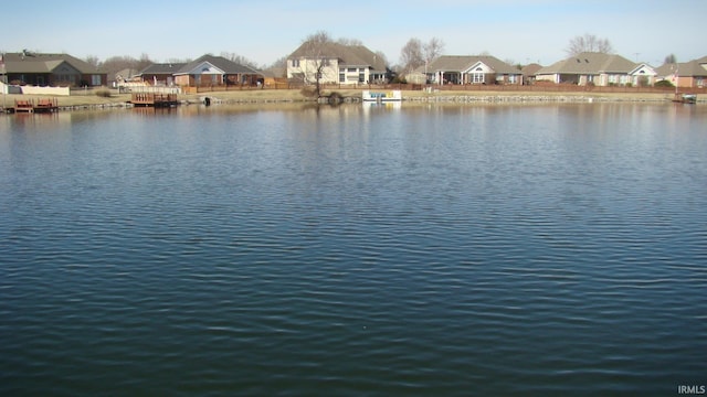 water view with a residential view