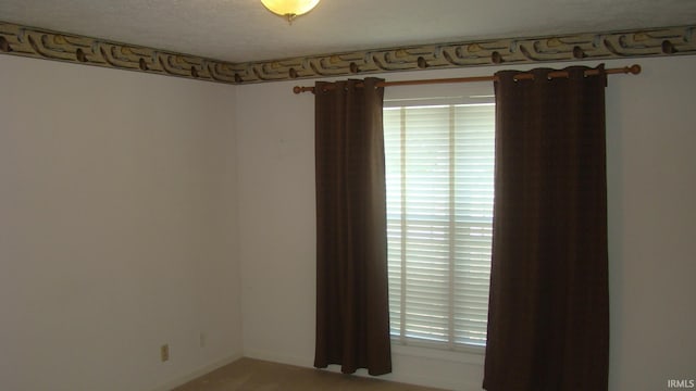 view of spare room