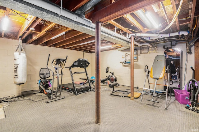 view of workout room