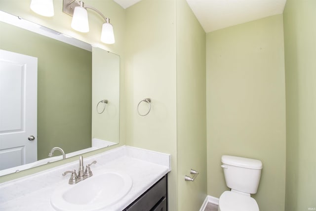 803 Knights Xing, Kendallville, IN 46755 - half bathroom featuring toilet and vanity
