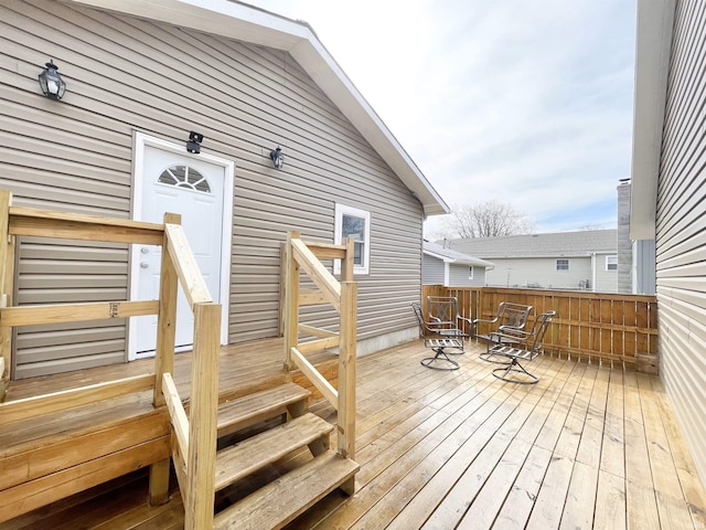 view of deck