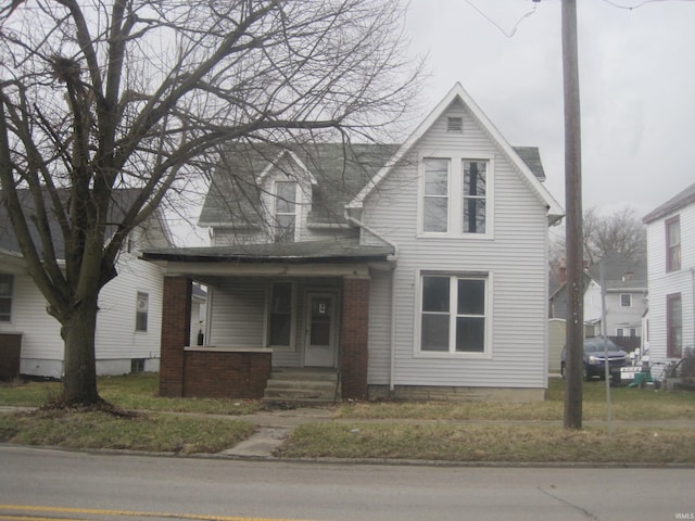 view of front facade with a porch